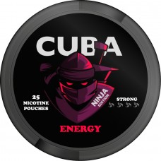 Pouch cu nicotină Cuba Ninja - Energy 38.4mg/g (20mg/pouch)