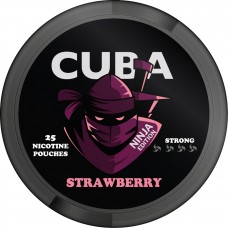 Pouch cu nicotină Cuba Ninja - Strawberry 38.4mg/g (20mg/pouch)