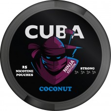 Pouch cu nicotină Cuba Ninja - Coconut 38.4mg/g (20mg/pouch)